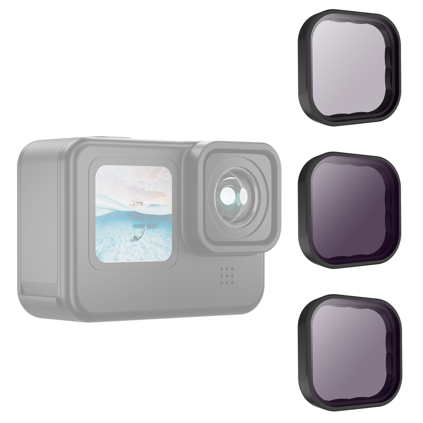 Telesin ND8/16/32 Lens Filter Kit GoPro 12/11/11 Mini/10/9