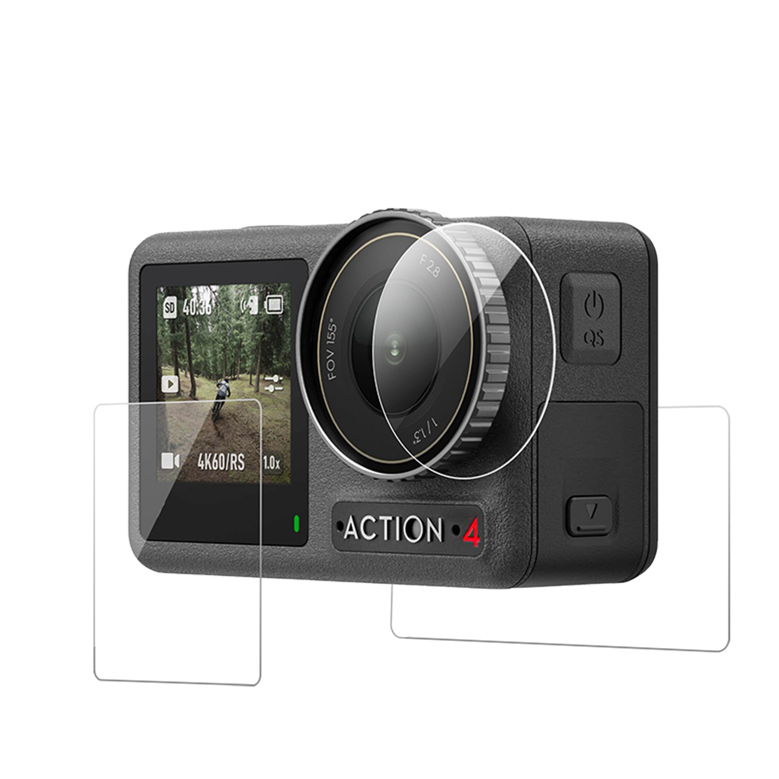 Telesin CPL+ND8/16/32 Lens Filter Kit 4-pack Osmo Action 3/4