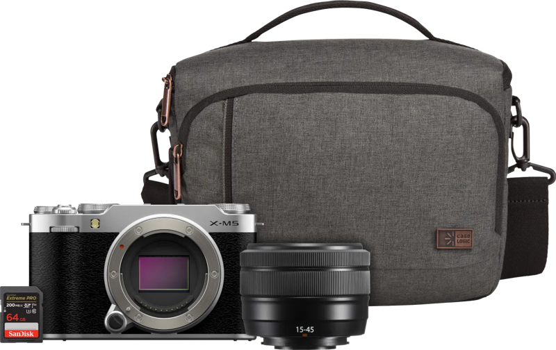 Fujifilm X-M5 Zilver Travel Kit