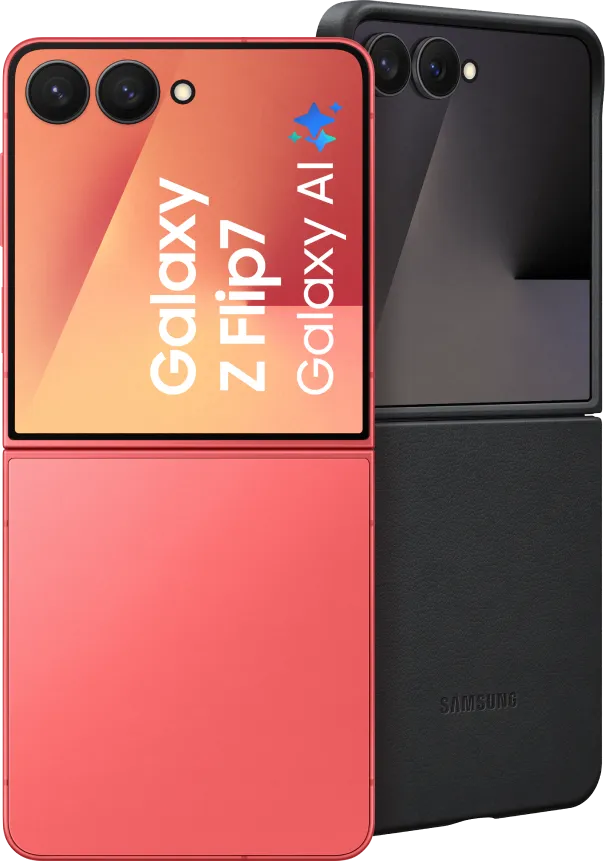 Samsung Galaxy Z Flip 7 512GB Rood 5G +  Kindsuit Back Cover Zwart