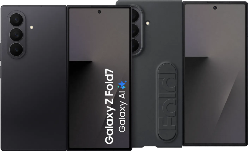 Samsung Galaxy Z Fold 7 512GB Zwart 5G +  Siliconen Back Cover Zwart