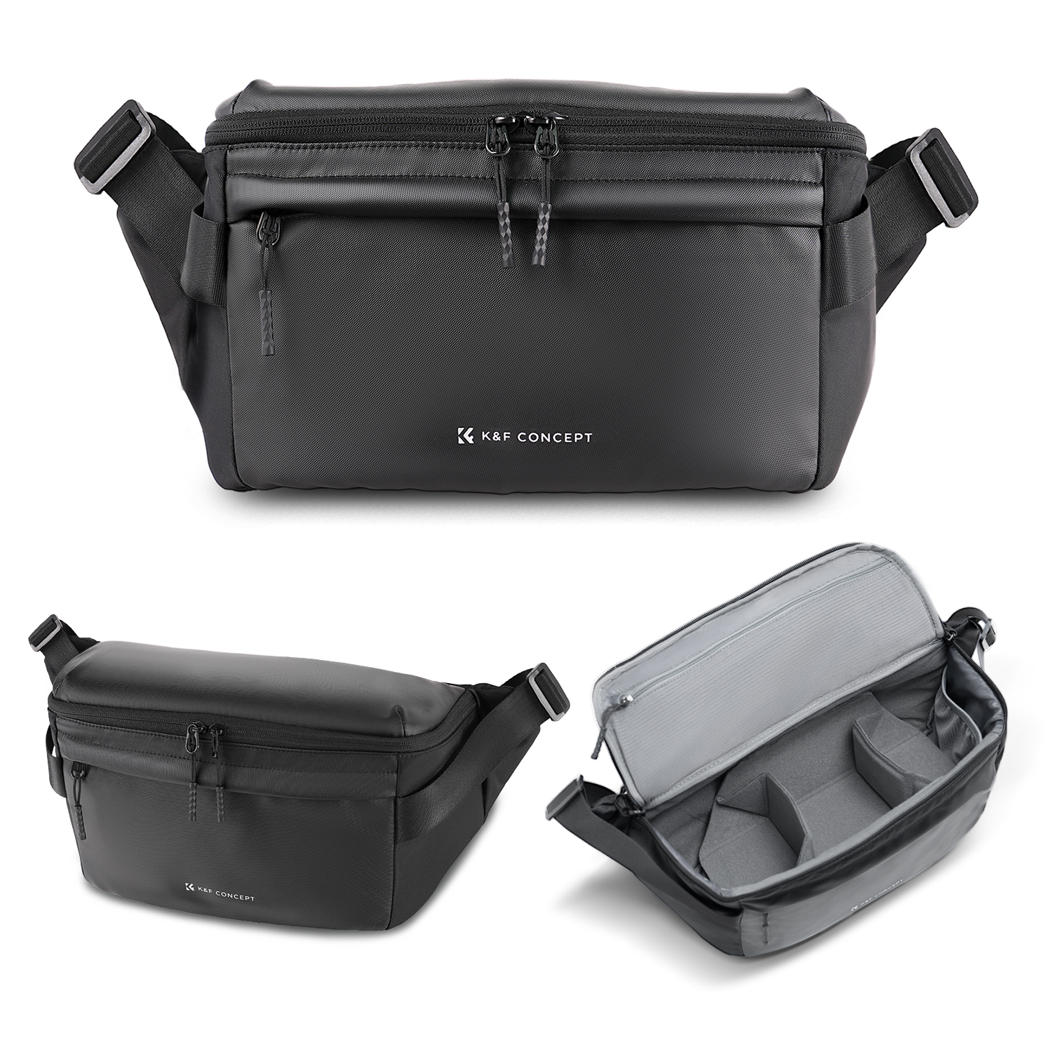 K&F Concept Sling Bag - Zwart