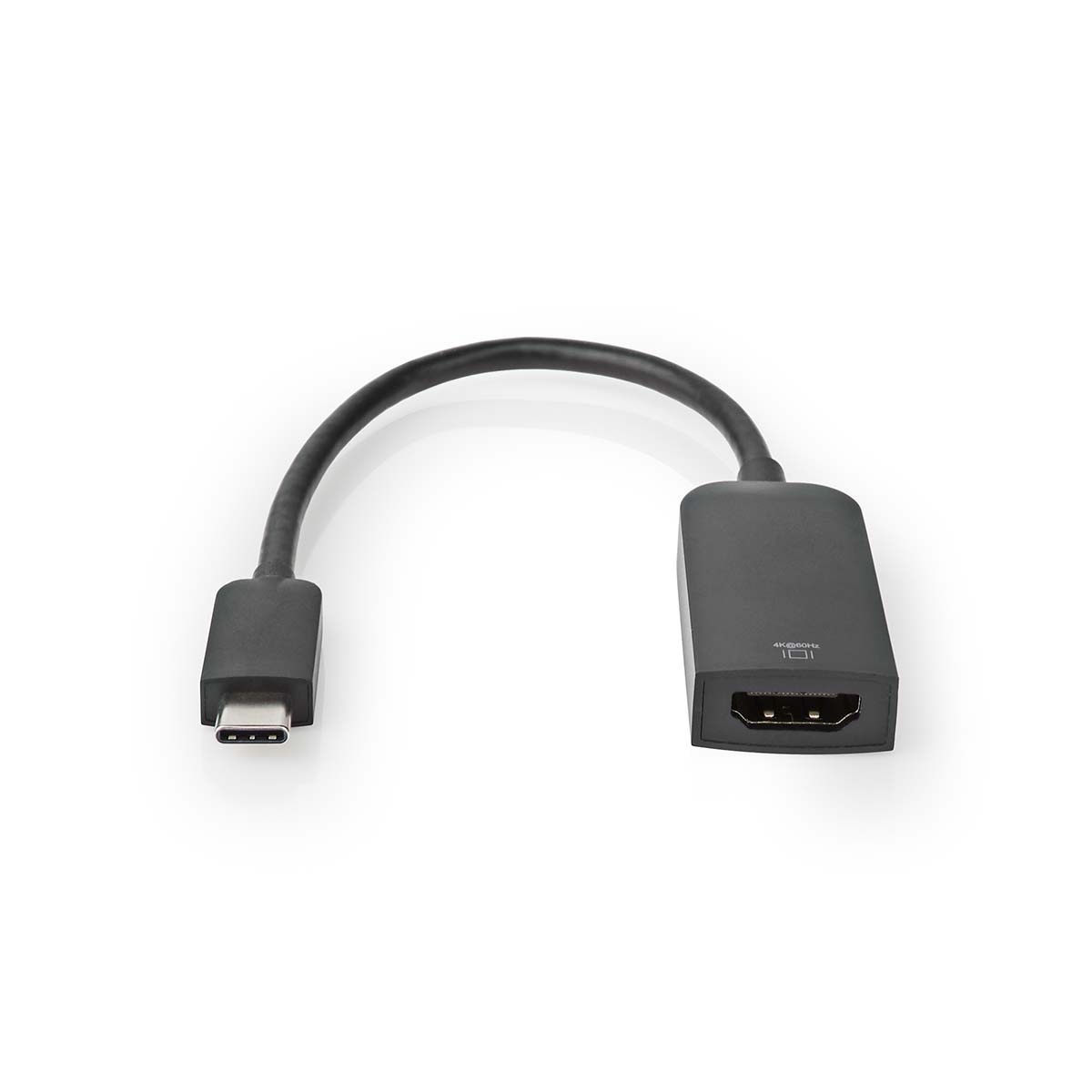 Nedis USB-C naar HDMI 4K 60Hz adapter | zwart | 0,20 meter