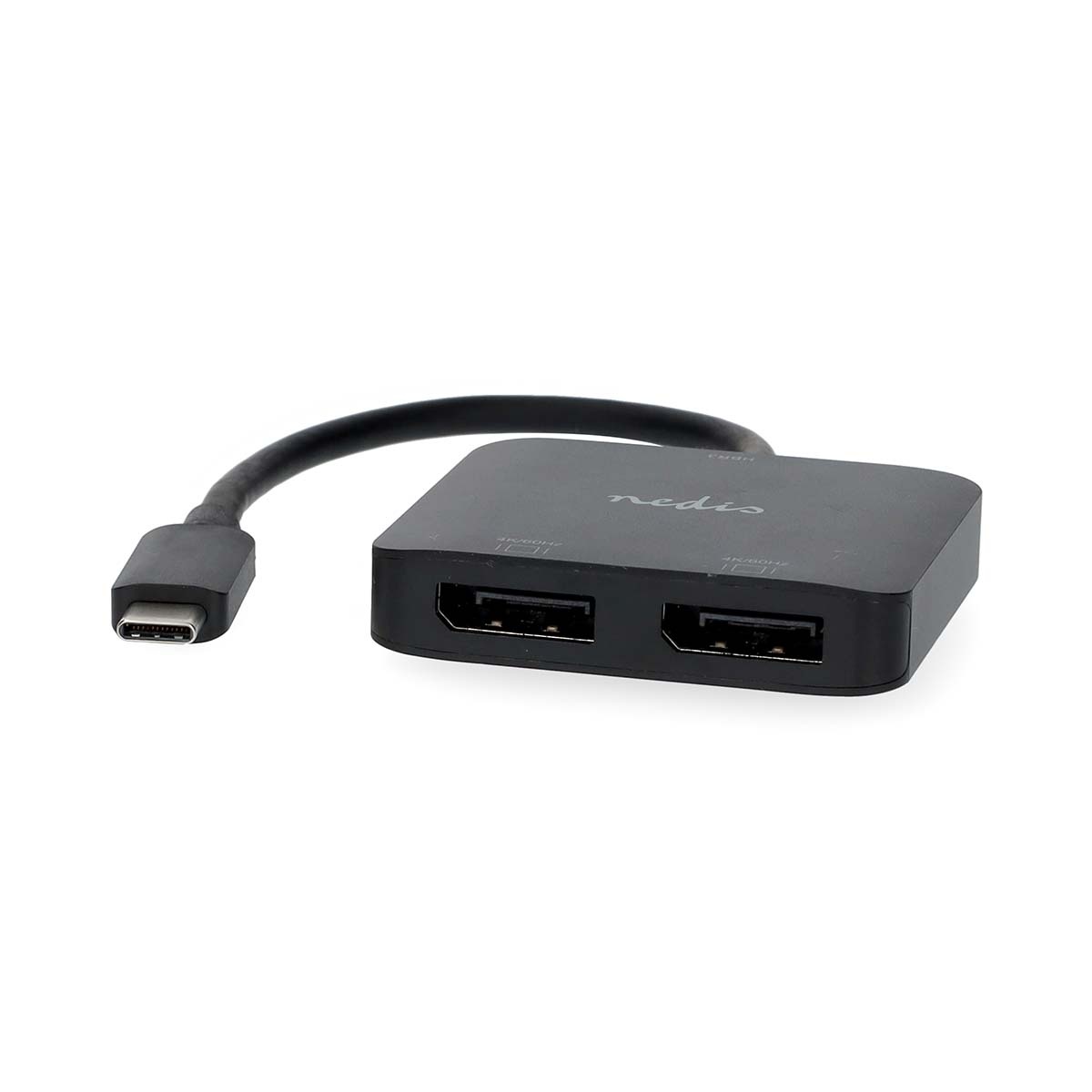Nedis USB-C naar 2x DisplayPort adapter | 4K 60Hz | 0,10 meter