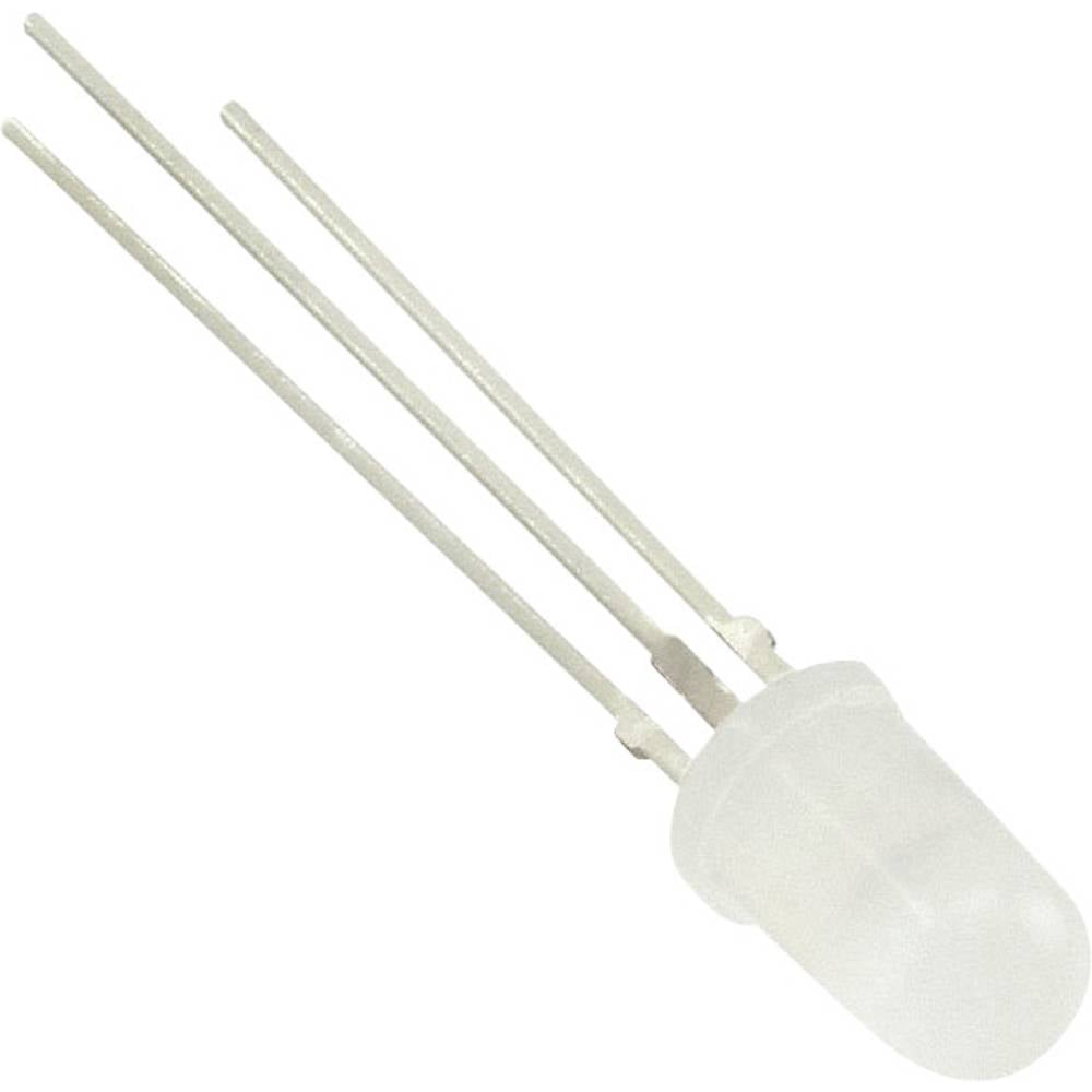 Vishay TLUV5300 Bedrade LED Rood, Groen Rond 5 mm 2.5 mcd, 2.5 mcd 60 ° 30 mA 2 V, 2.4 V