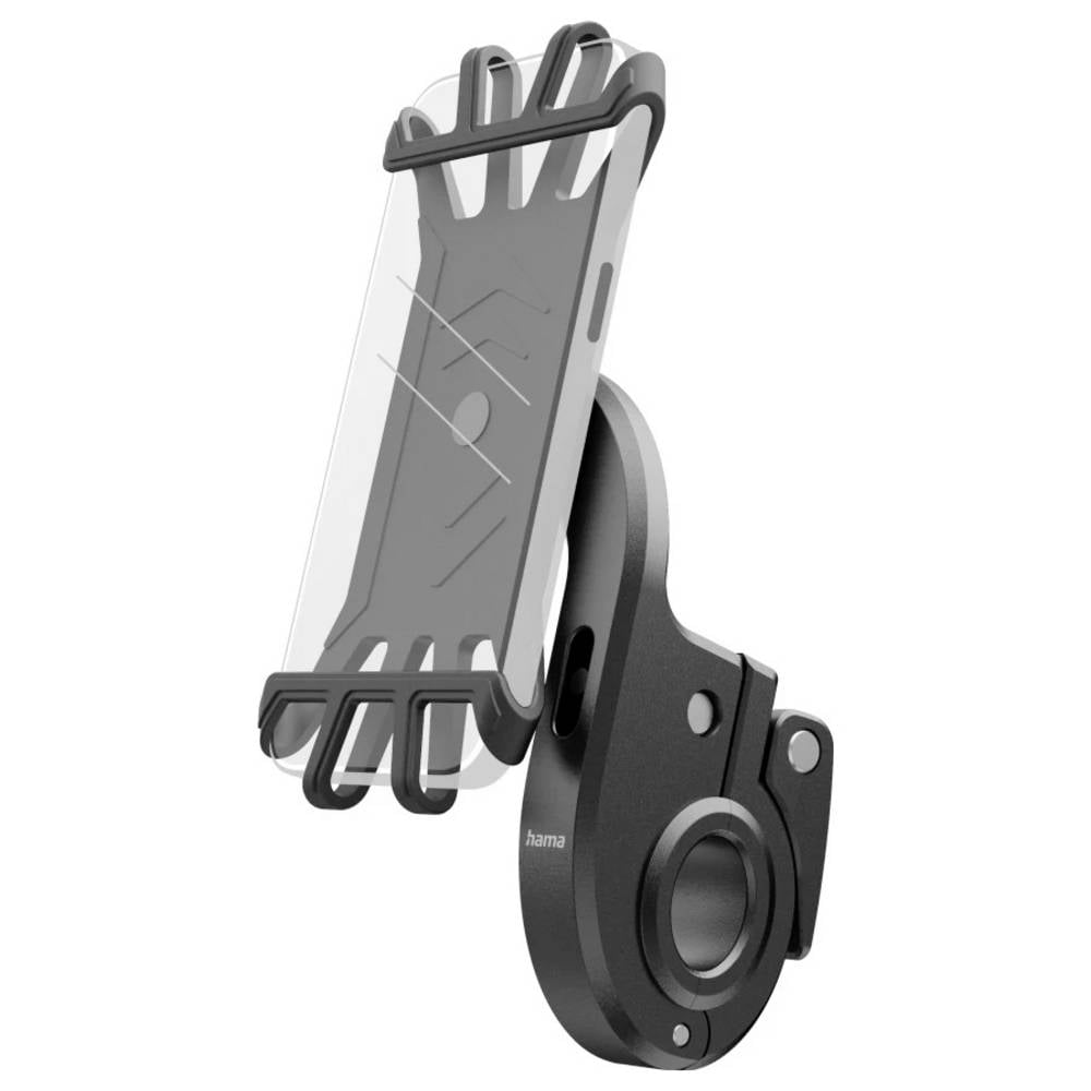 Hama Handyhalterung für E-Bike, schnelle Anbringung, Silikon, drehbar, universal Telefoonhouder voor in de auto