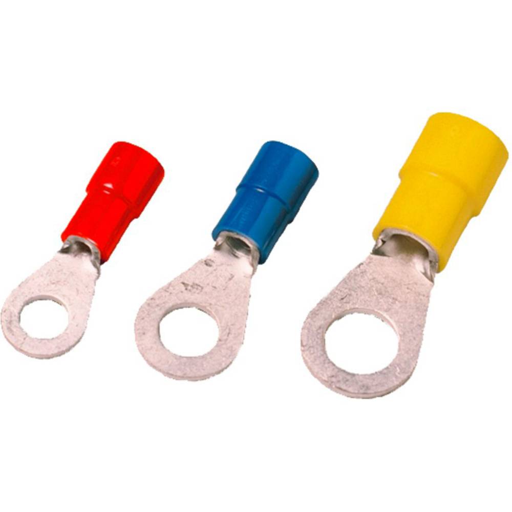 Weidmüller 1492090000 Ringkabelschoen Dwarsdoorsnede (max.): 0.5 mm² Gat diameter: 1 mm Deels geïsoleerd Geel 100 stuk(s)
