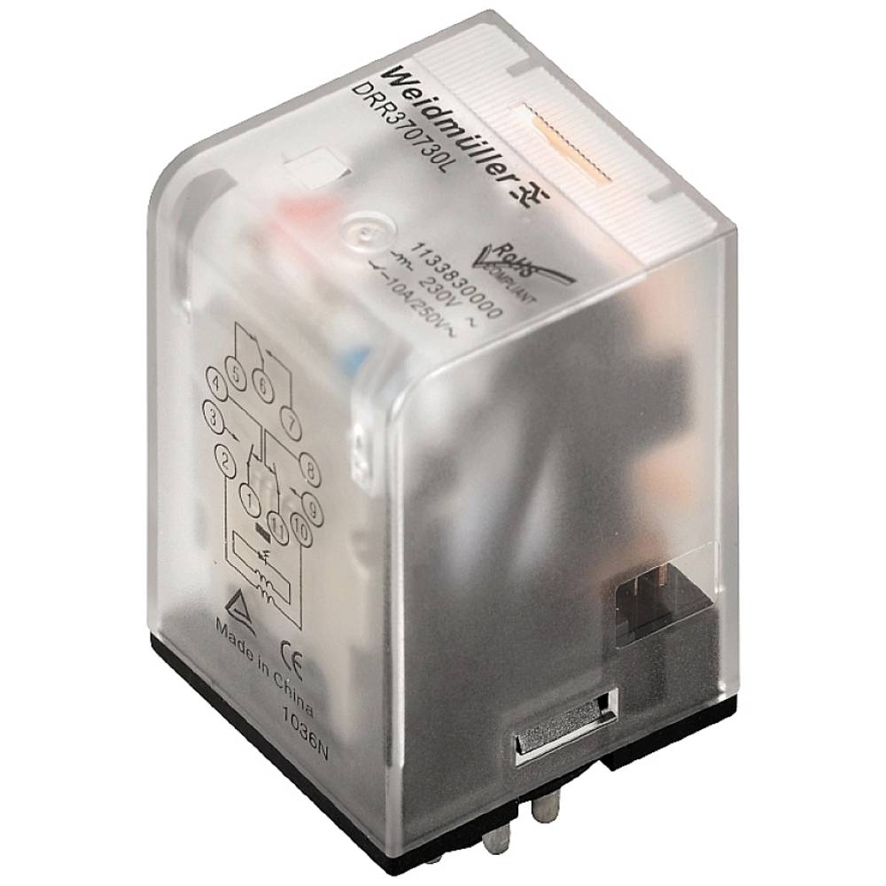 Weidmüller DRR373615L Steekrelais 115 V/AC 10 A 3x wisselcontact 10 stuk(s)