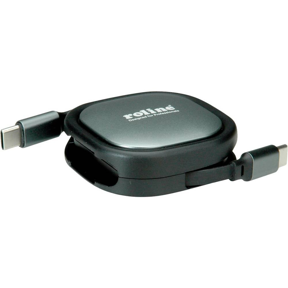 Roline USB-kabel USB 2.0 1.20 m Zwart 11028420