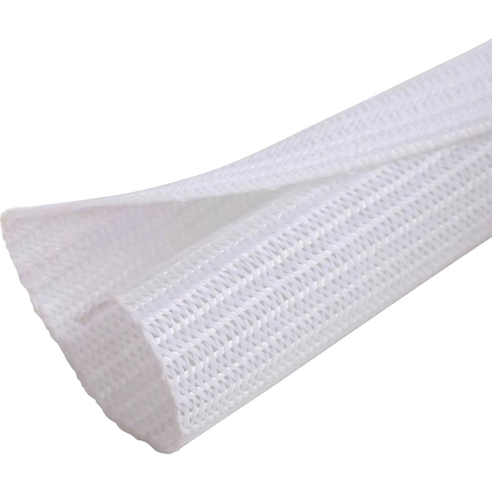 Quadrios 24CA463 24CA463 Gevlochten slang Wit Polyester 19 tot 20 mm per meter