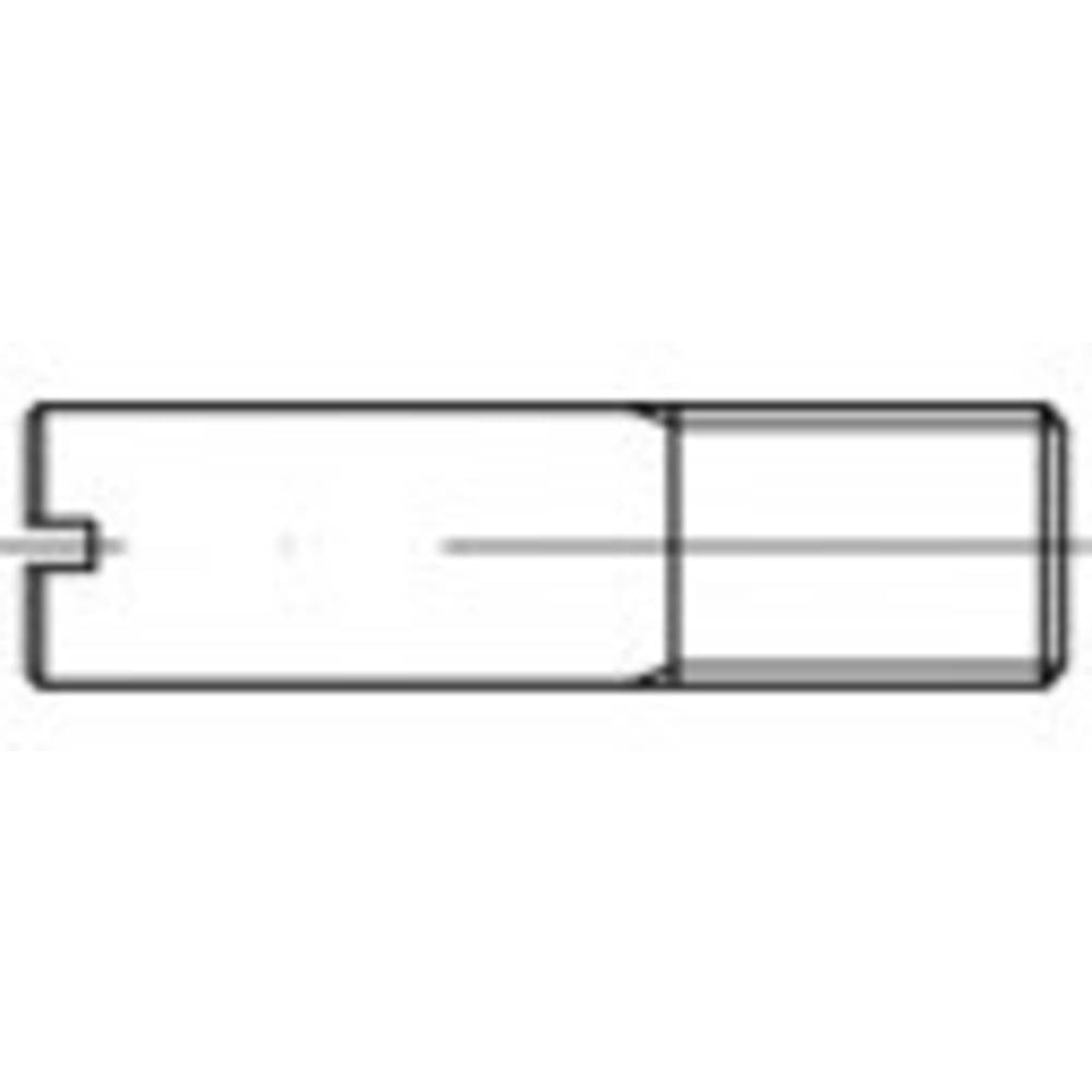 TOOLCRAFT TO-9982209 Bouten (l) 60 mm Staal Galvanisch verzinkt 10 stuk(s)