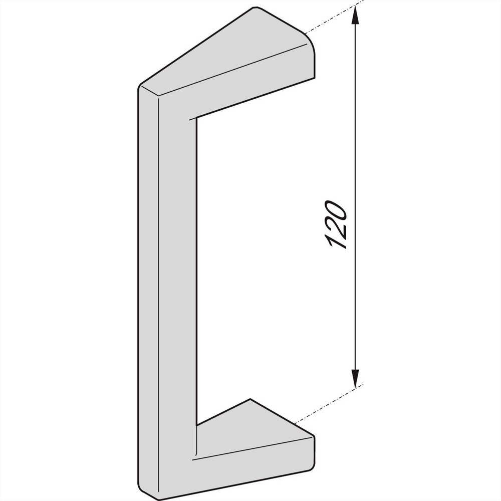 NVent SCHROFF 24566010 Handgreep Zilver (metallic) 2 stuk(s)