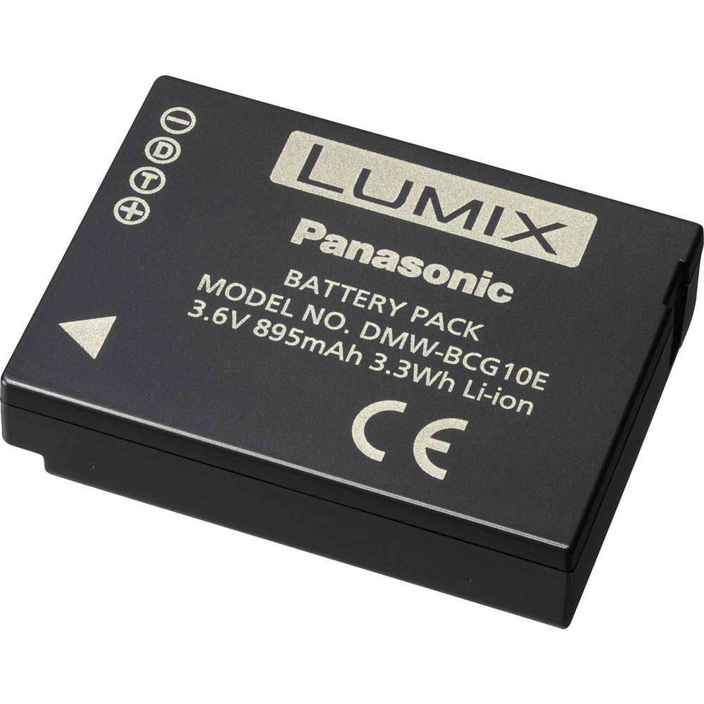 Panasonic Camera-accu  DMW-BCG10e, DMW-BCG10 3.6 V 895 mAh DMW-BCG10E