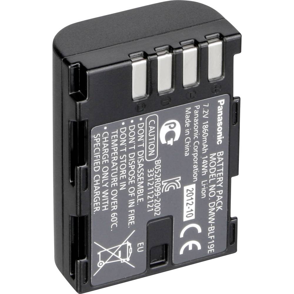 Panasonic Camera-accu  DMW-BLF19, DMW-BLF19E, DMW-BLF19PP 7.2 V 1860 mAh DMWBLF19E