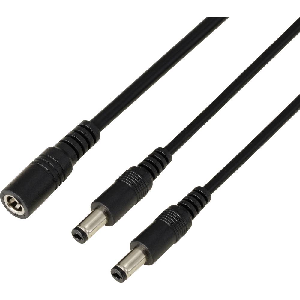 TRU COMPONENTS DC-connector Bus - Stekker 5.5 mm 2.1 mm 41.2 cm 1 stuk(s)