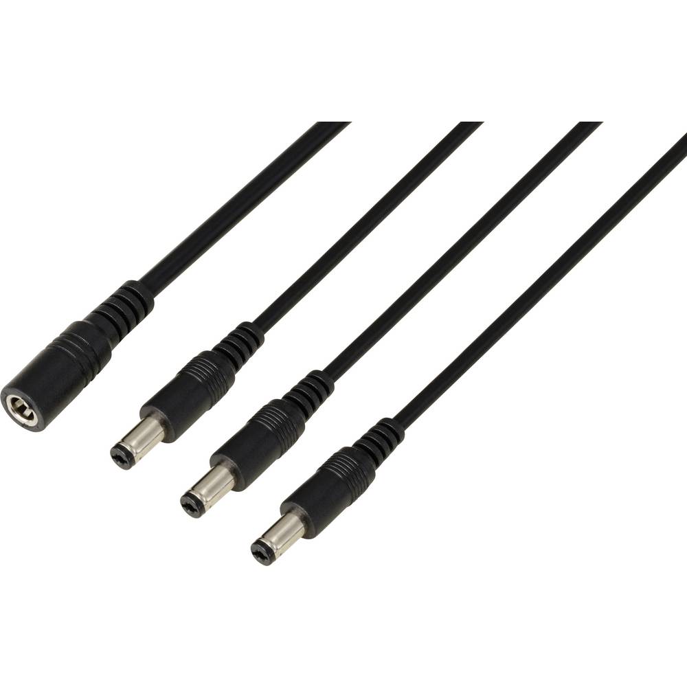 TRU COMPONENTS DC-connector Bus - Stekker 5.5 mm 2.1 mm 41.2 cm 1 stuk(s)