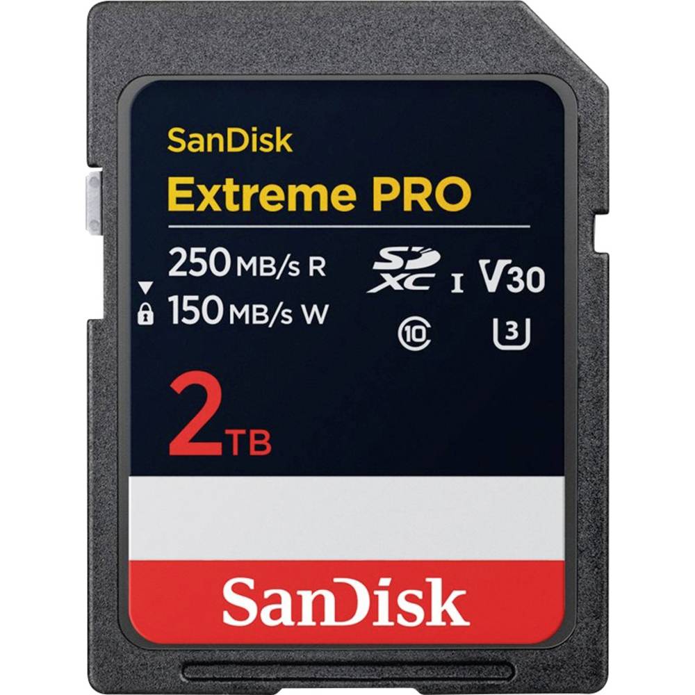 SanDisk Extreme Pro SDXC-kaart Retail 2 TB UHS-I