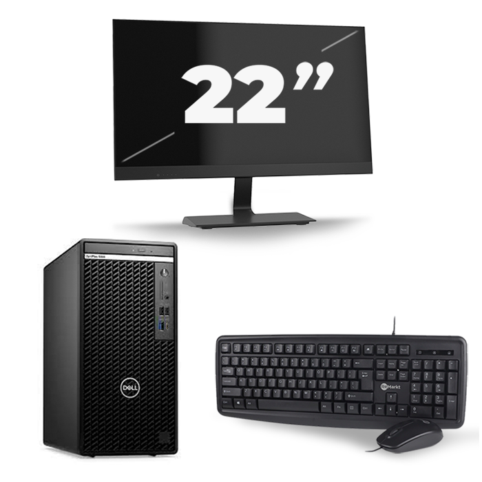 Dell Optiplex 390 Desktop - Intel Core i3-2e Generatie - 8GB RAM - 256GB SSD - Windows 10 + 1x 22 inch Monitor