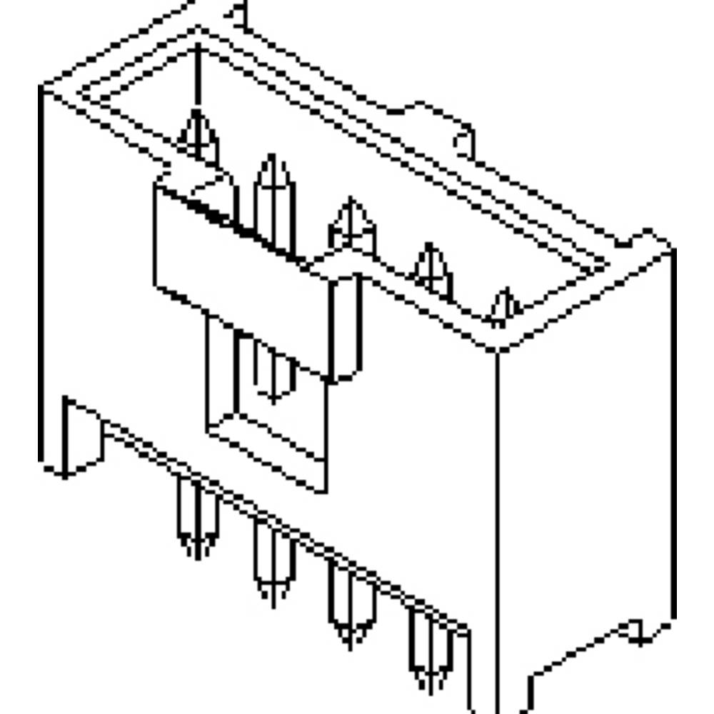Molex 901362103 Male header, inbouw (standaard) Totaal aantal polen: 3 Rastermaat: 2.54 mm Inhoud: 1 stuk(s) Tray
