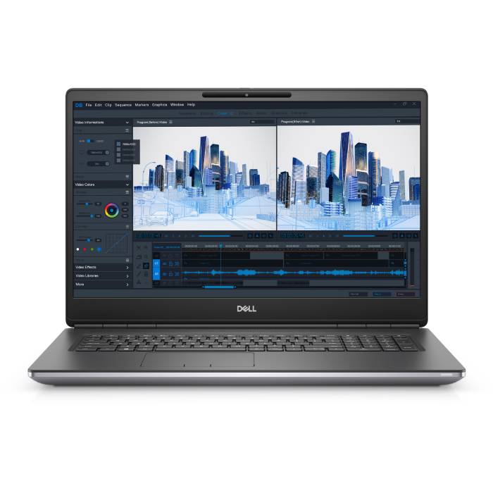 Dell Precision 7760 - Intel Core i5-11e Generatie - 17 inch - 16GB RAM - 256GB SSD - Windows 11
