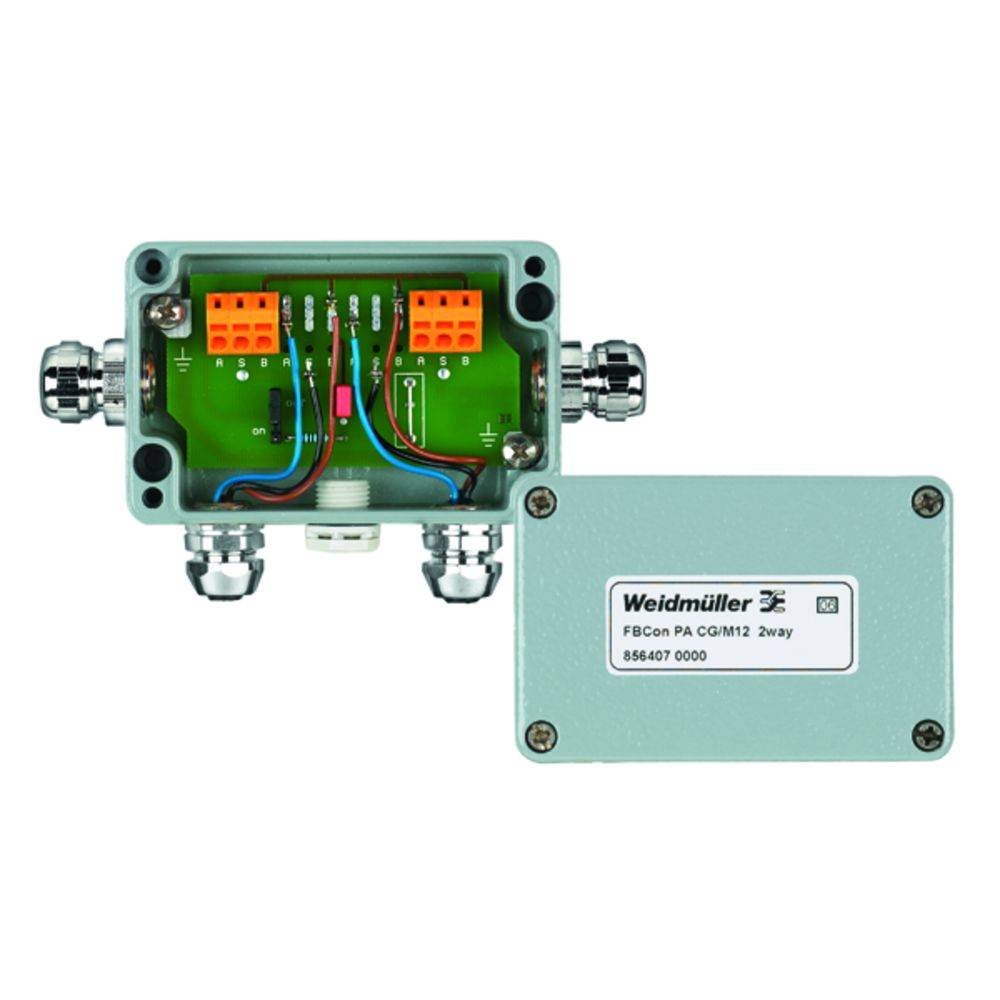 Weidmüller FBCON PA CG/M12 2WAY 8564070000 Passieve sensor/actorbox Profibus-PA standaardverdeler 1 stuk(s)