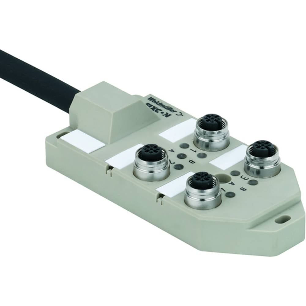 Weidmüller SAI-6-M 5P M12 ECO UT 1892091000 Passieve sensor/actorbox Verdeler met M12 bus 2 stuk(s)