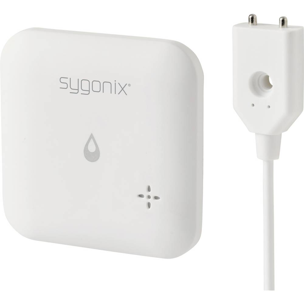 Sygonix SY-6735646 Watermelder Met app-besturing, Met interne sensor, Met externe sensor werkt op batterijen