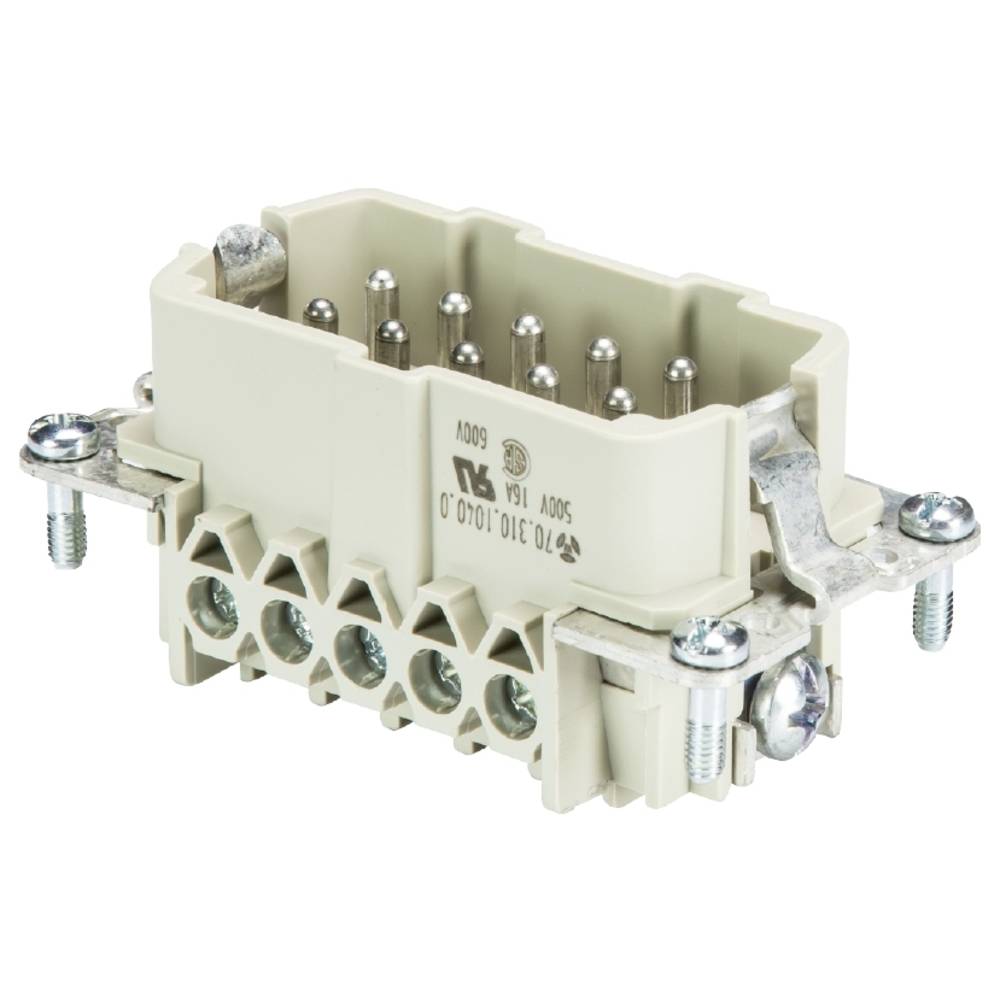 Wieland Electric 70.312.1040.0 Stekker inzetstuk Totaal aantal polen 10 10 stuk(s)
