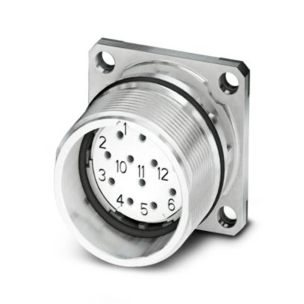 Phoenix Contact M23 Apparaatconnector, flensmontage 1619959 CA-17S1N8A2S00 Zilver  Inhoud: 1 stuk(s)