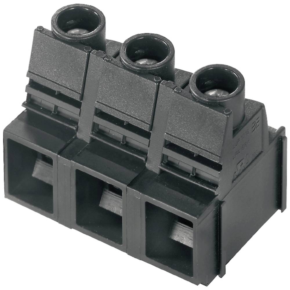 Weidmüller 2014380000 Klemschroefblok 16 mm² Aantal polen 3 Zwart 20 stuk(s)