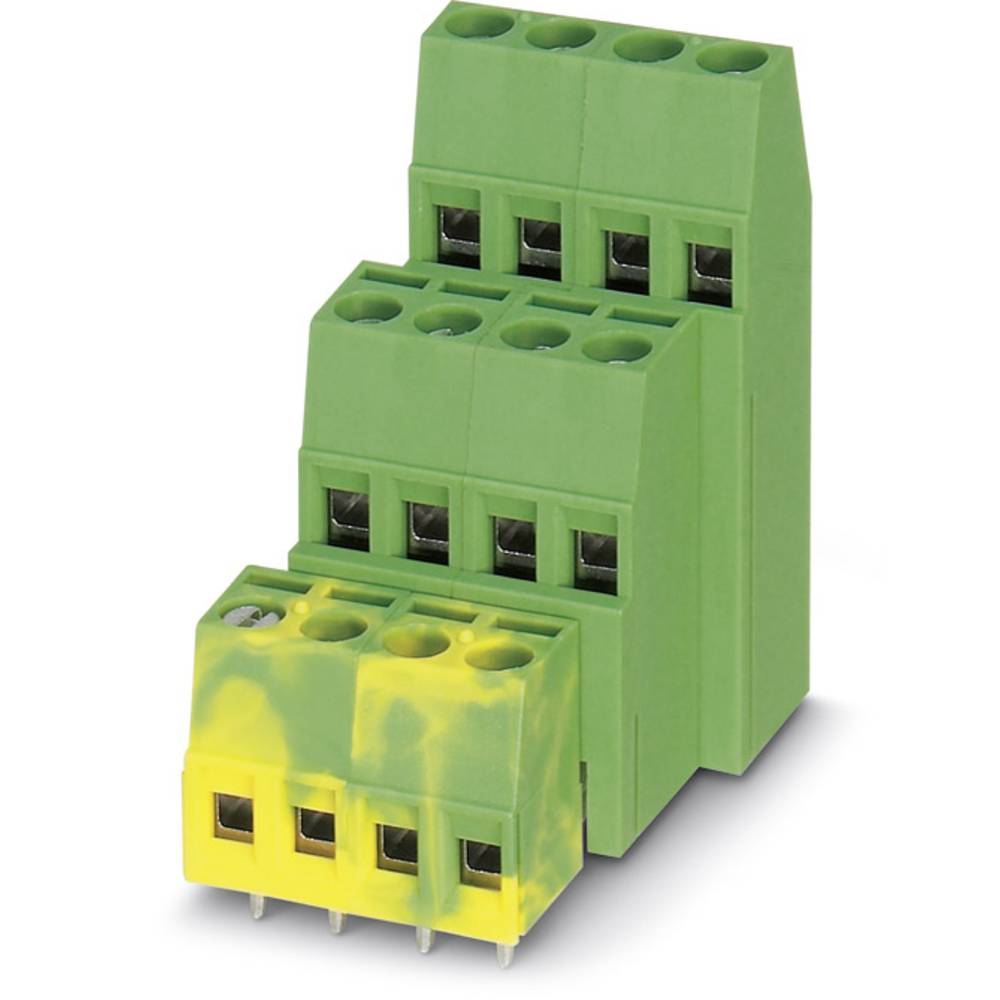 Phoenix Contact 1724013 Drie niveau klem 1.50 mm² Aantal polen 6 Groen 100 stuk(s)