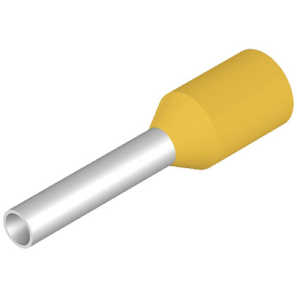 Weidmüller 2528570000 Adereindhulzen 1 mm² Deels geïsoleerd Geel 4000 stuk(s)