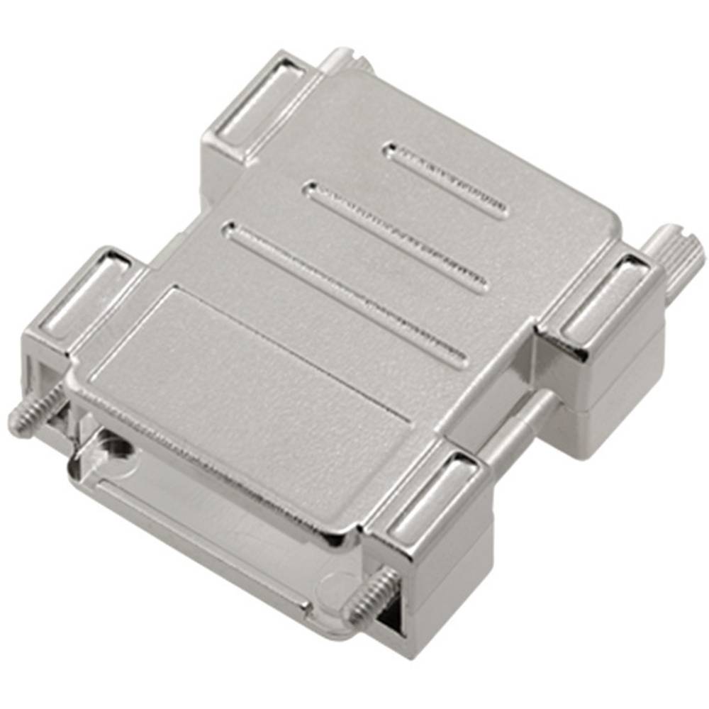 Encitech DPAK-M-09-K 1511-0101-01 D-sub adapterbehuizing Aantal polen: 9 Kunststof 180 ° Metallic 1 stuk(s)