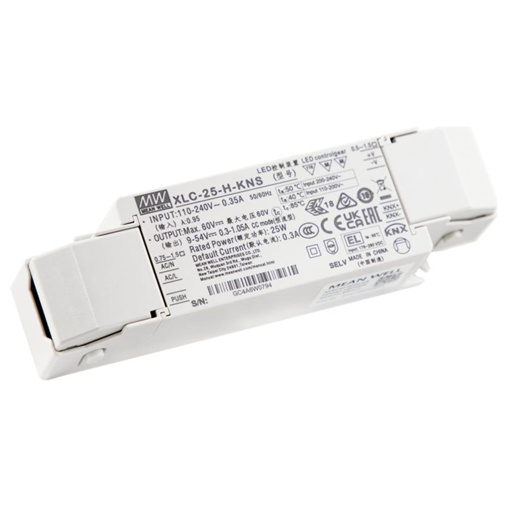 MW Mean Well LED-converter 25 W 1.05 A 54 V