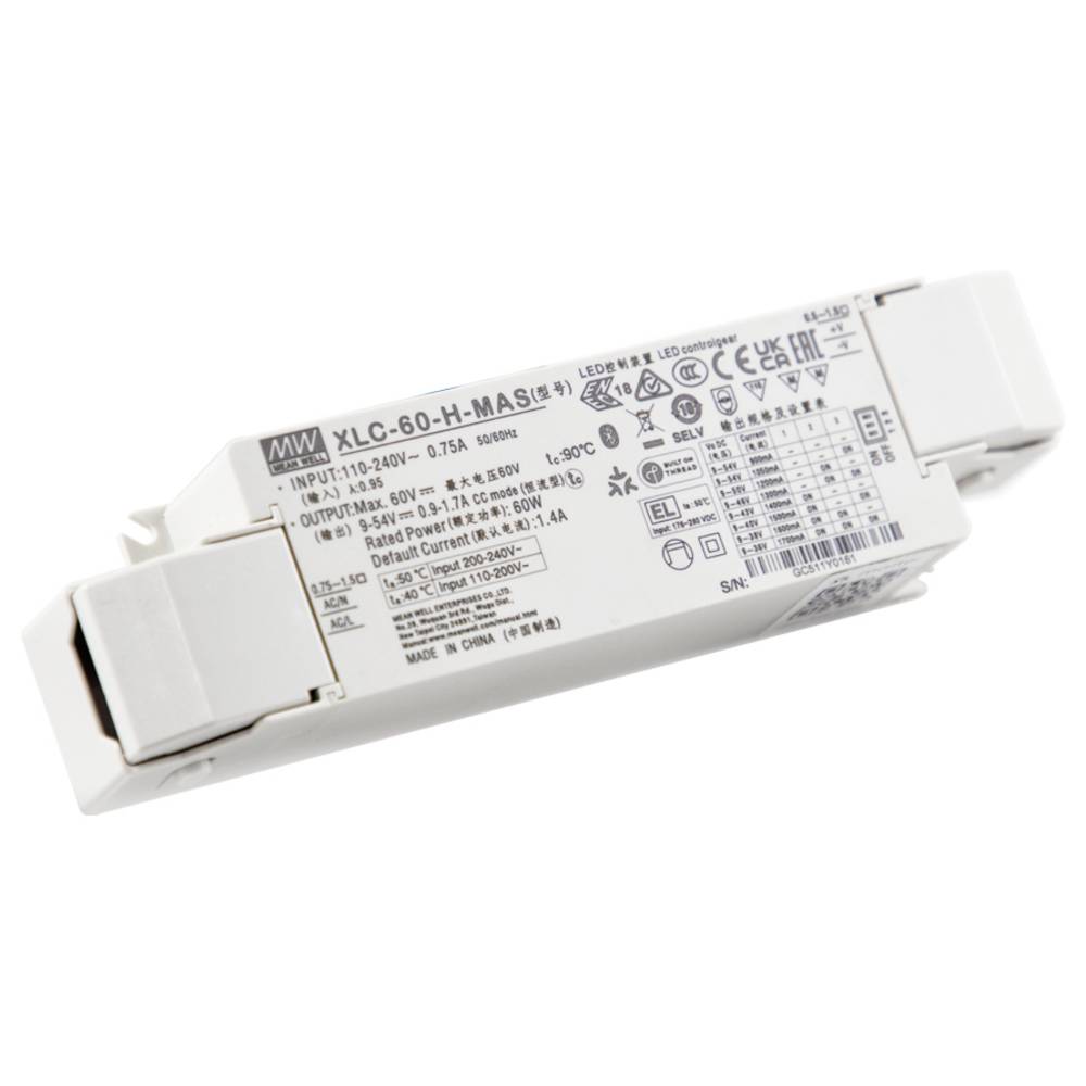 MW Mean Well LED-converter 60 W