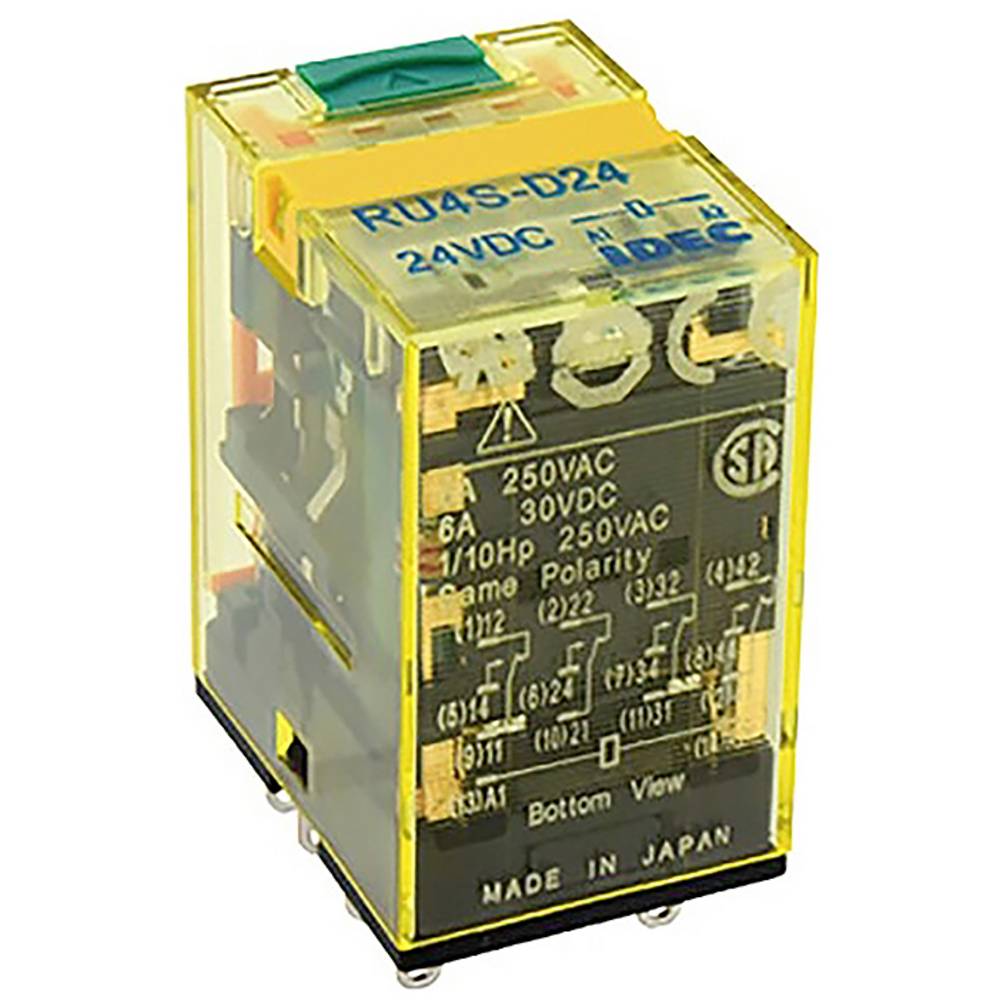 Idec RU Series Industrieel relais Nominale spanning: 24 V/DC Schakelstroom (max.): 6 A 1 stuk(s)