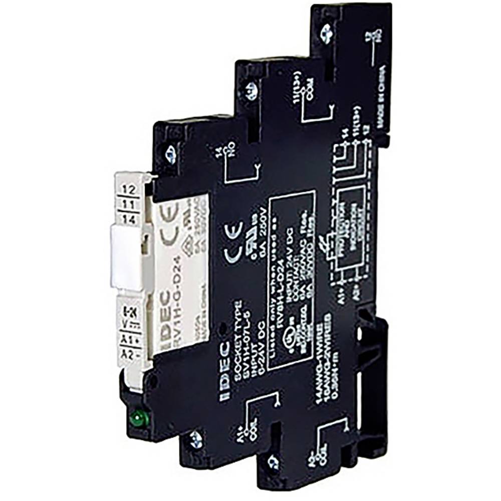 Idec RV8H Series Industrieel relais Nominale spanning: 24 V/DC Schakelstroom (max.): 6 A 1 stuk(s)