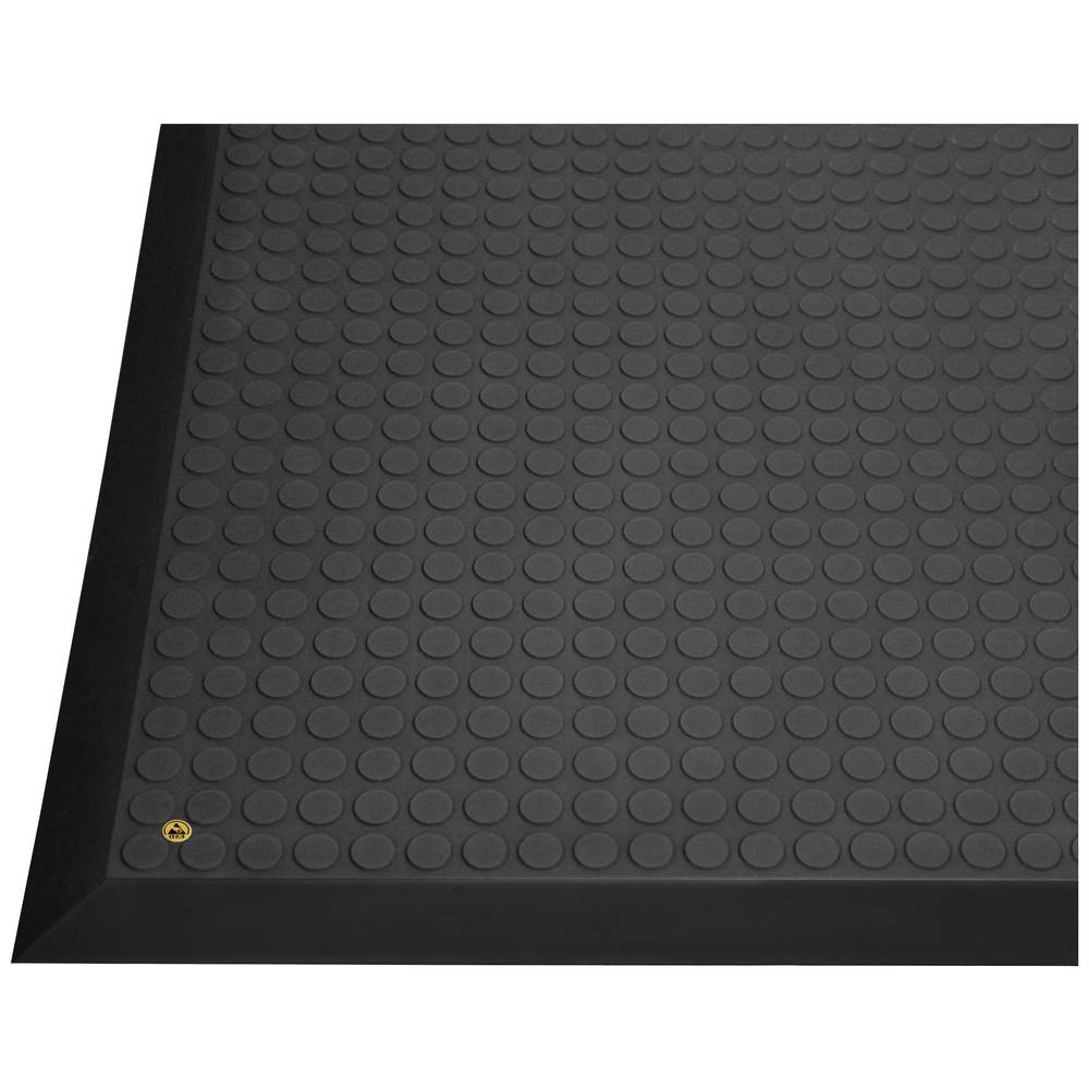 BJZ A-64942 ESD-mat tegen vermoeidheid Zwart (l x b x h) 960 x 660 x 12 mm