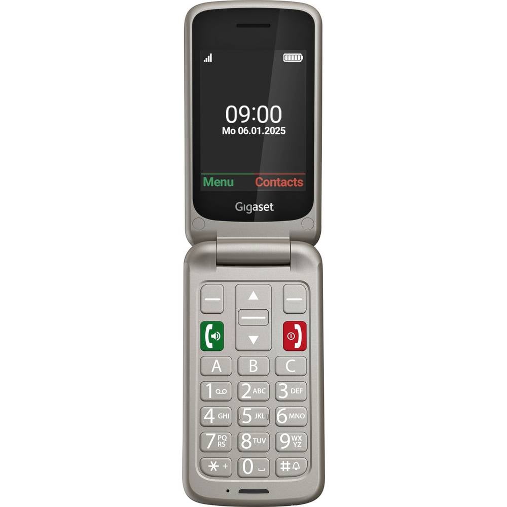 Gigaset GL595 Mobiele telefoon SOS-knop, Spatwaterdicht, Stofvrij Zilver