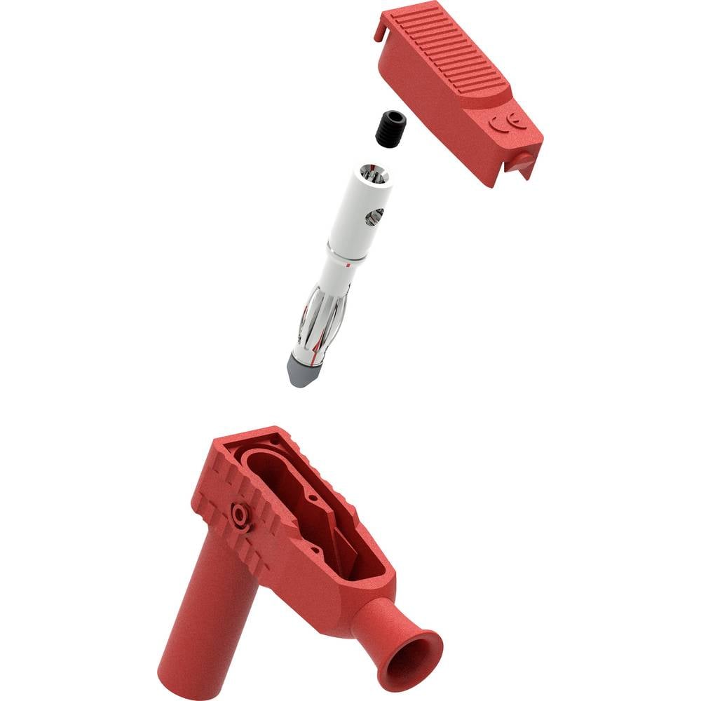 Electro PJP 1067-CD1-R Banaanstekker Rood 1 stuk(s)