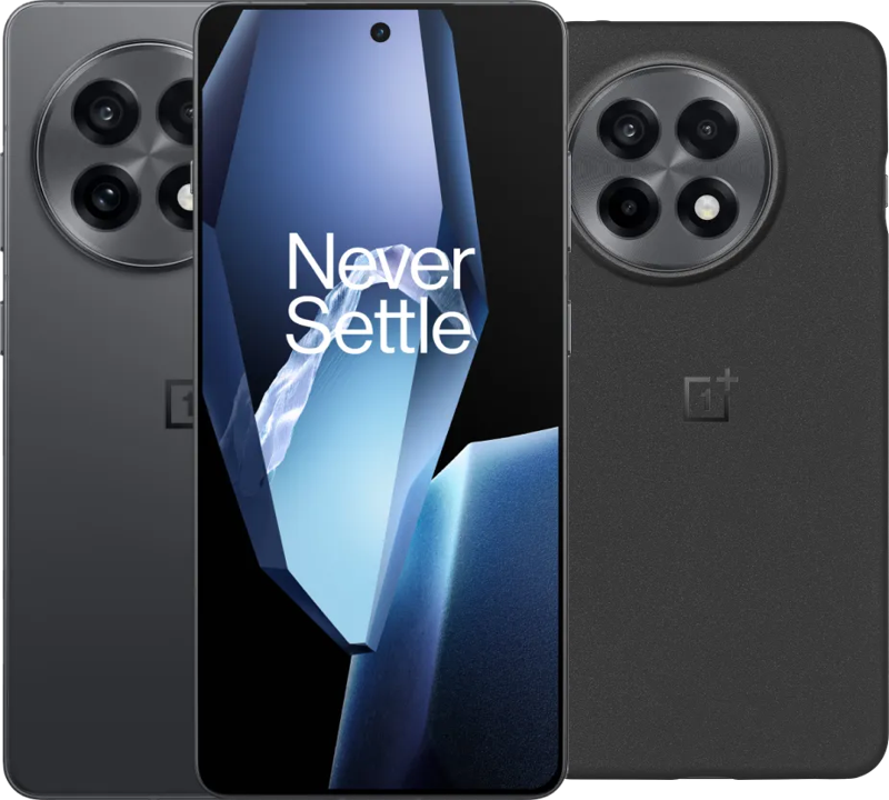 OnePlus 13R 256GB Zwart 5G +  Sandstone Back Cover met Magneet