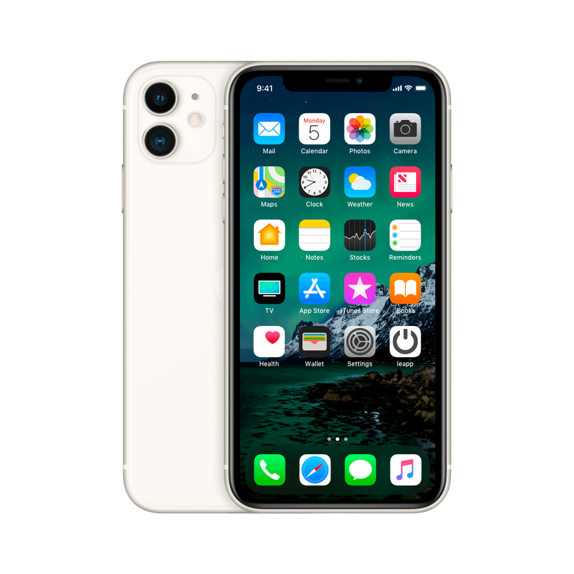 Refurbished iPhone 11 256 GB Wit Gebruikt
