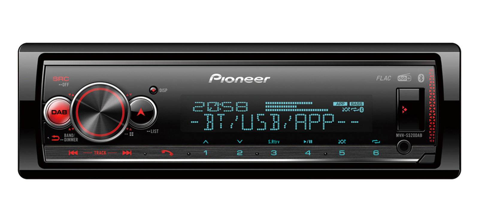 Pioneer MVH-S520DABAN-PH Autoradio