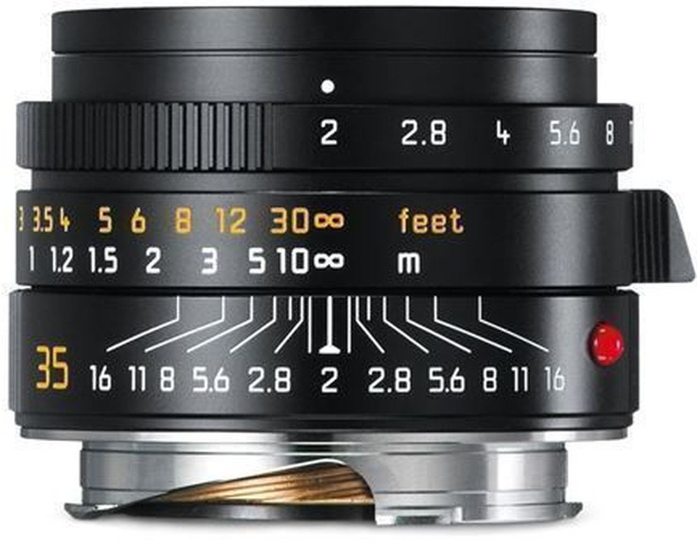 Leica M Summicron-M 35mm f/2.0 - Zwart | Groothoeklenzen lenzen | 4022243116733