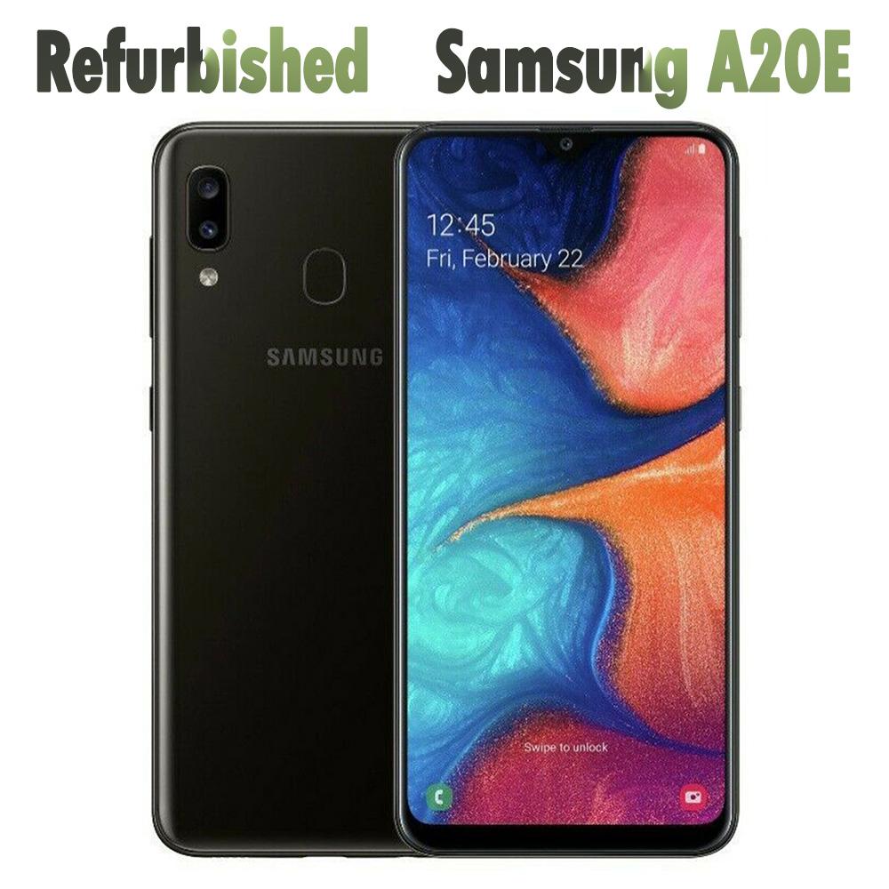 Samsung Gerenoveerde  Galaxy A20e A202F Dual SIM Android 13,0 MP 5,8 '' 32 GB 3 GB RAM mobiele telefoon Simple Set wit