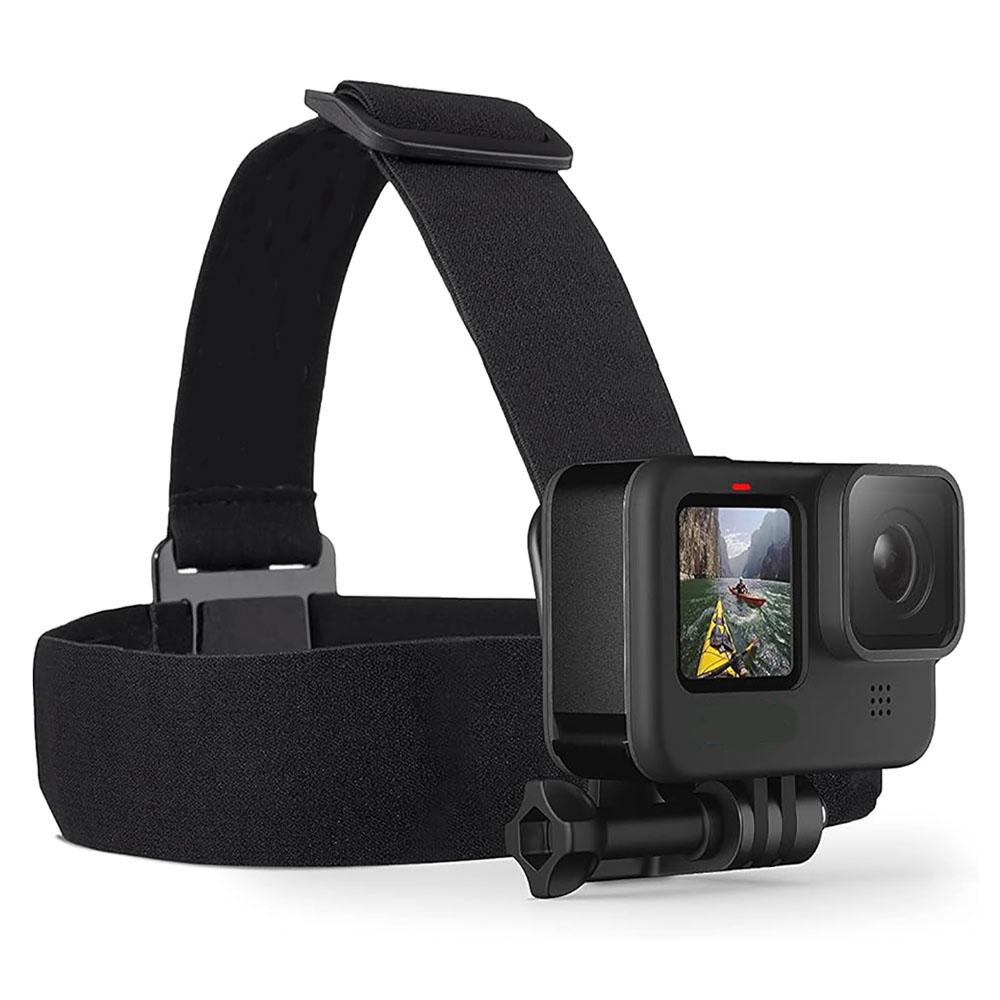 FYUU-autoparts Hoofdmontage bandriem verstelbaar voor Gopro Hero 12 11 10 9 8 7 6 DJI OSMO
