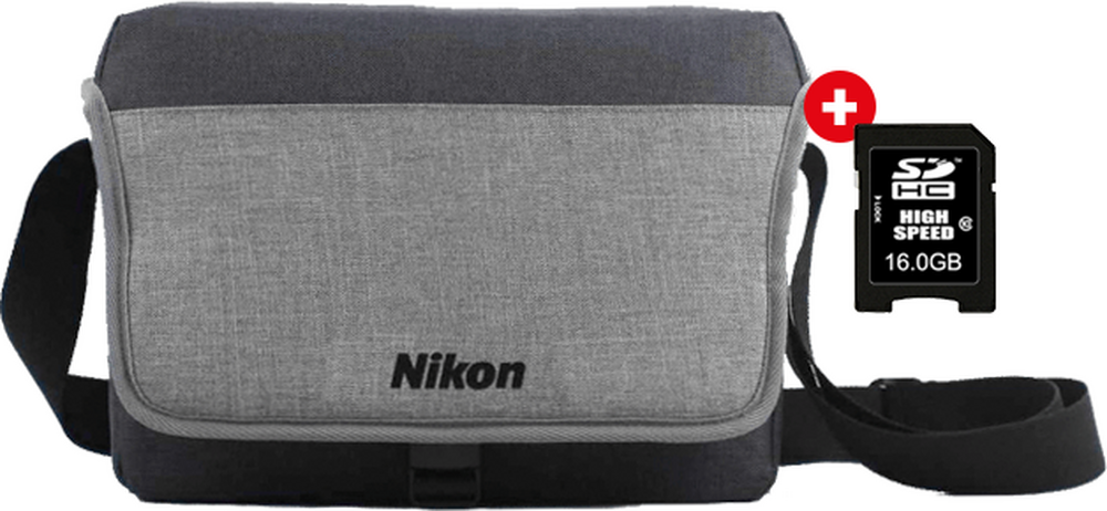 Nikon SLR Accessory Kit (Tas + Geheugenkaart 16GB) | Schoudertassen | 0018208999125