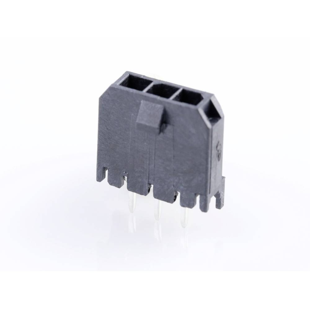 Molex 436500329 Male header, inbouw (standaard) Totaal aantal polen: 3 Rastermaat: 3 mm Inhoud: 1 stuk(s) Tray