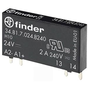 Finder Halfgeleiderrelais 34.81.7.024.8240-20 Schakelspanning (max.): 275 V/AC Schakelend bij overbelasting 1 stuk(s)
