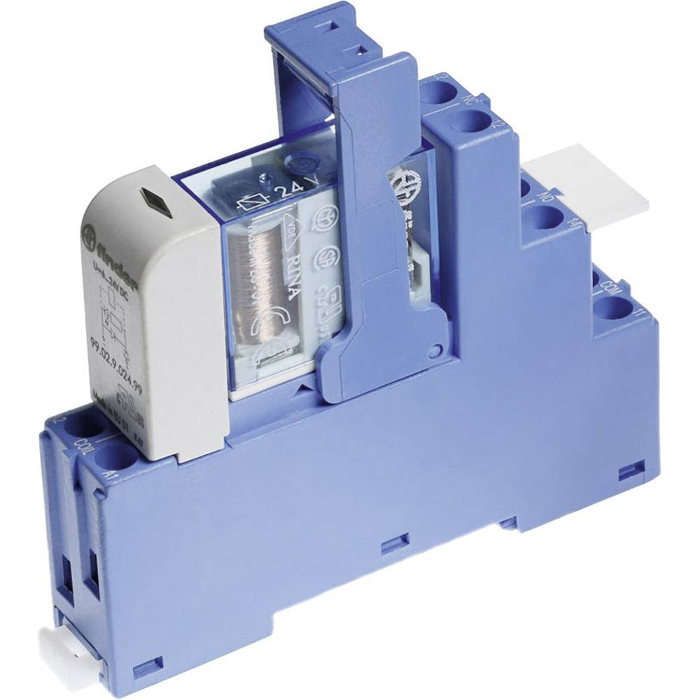 Finder 48.62.7.024.0050 Relaismodule Nominale spanning: 24 V/DC Schakelstroom (max.): 10 A 2x wisselcontact Tray 1 stuk(s)